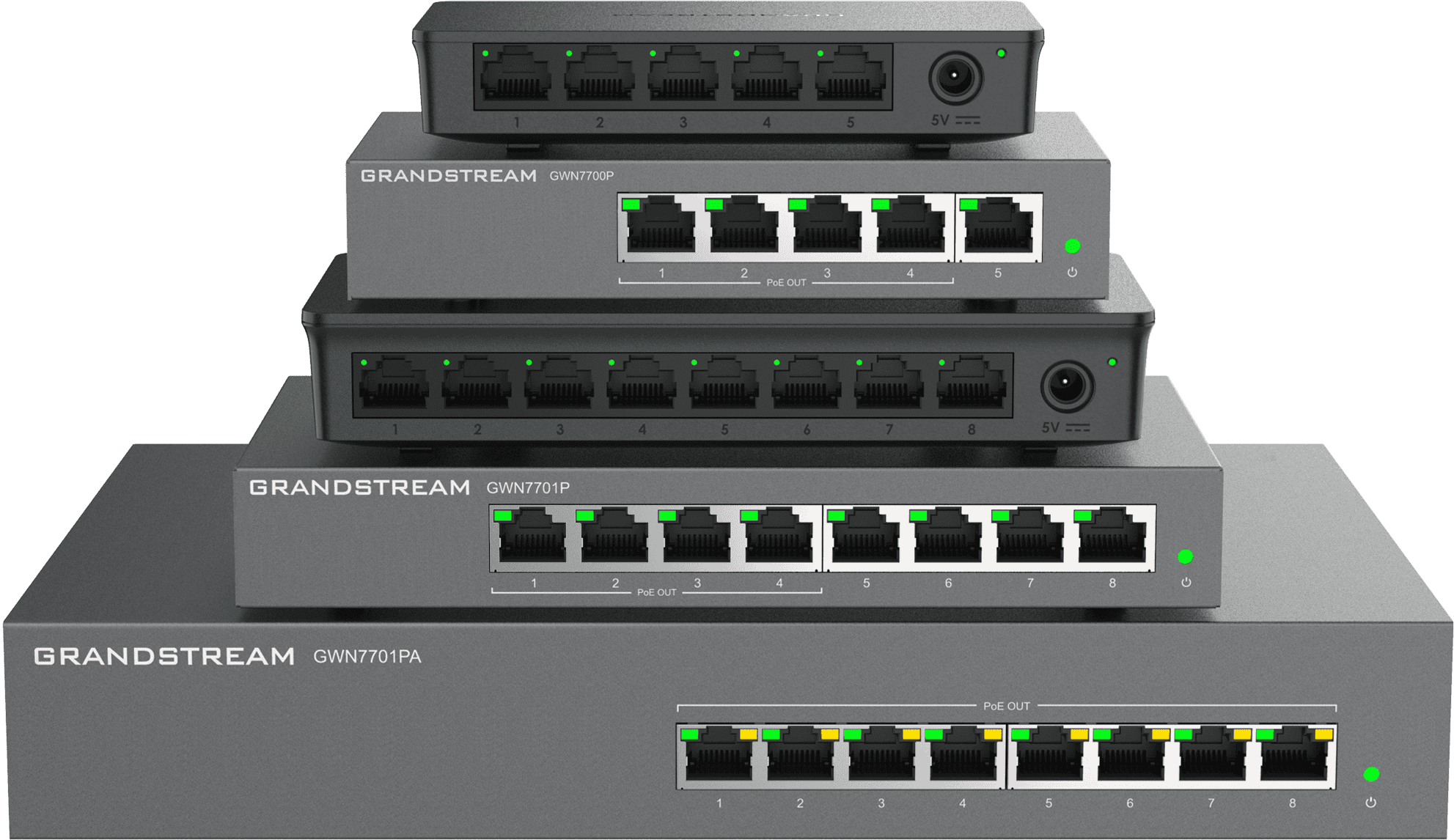 Grandstream Networks Switch GWN7701 8x 101001000Mbps (GWN7701) thumbnail