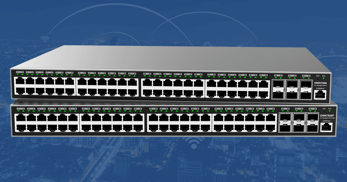 Grandstream Networks GWN7806P, Managed, L2+, Gigabit Ethernet 10-100-1000 , PoE , Rack (GWN7806P) thumbnail