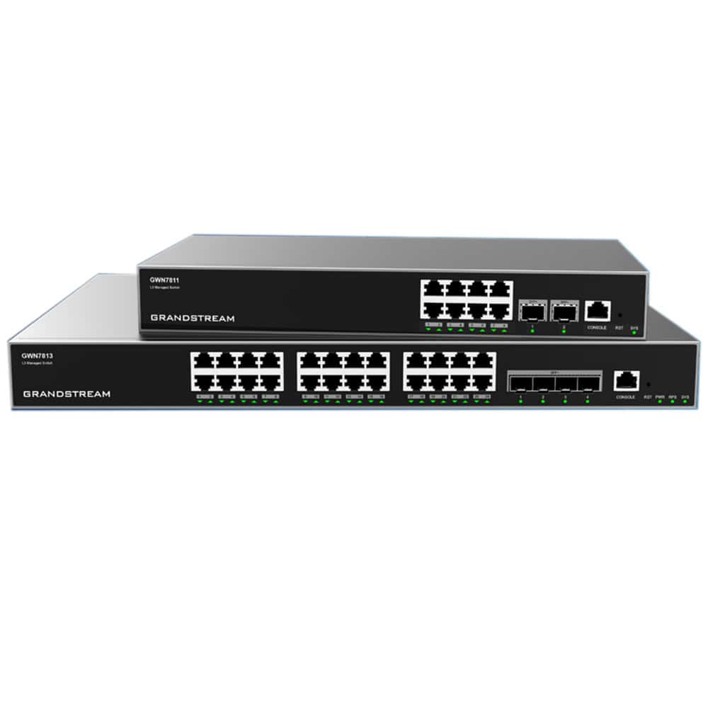 Grandstream Networks GWN7813 Layer-3 Managed Switch 24-Port - Switch - 24-Port (GWN7813) thumbnail