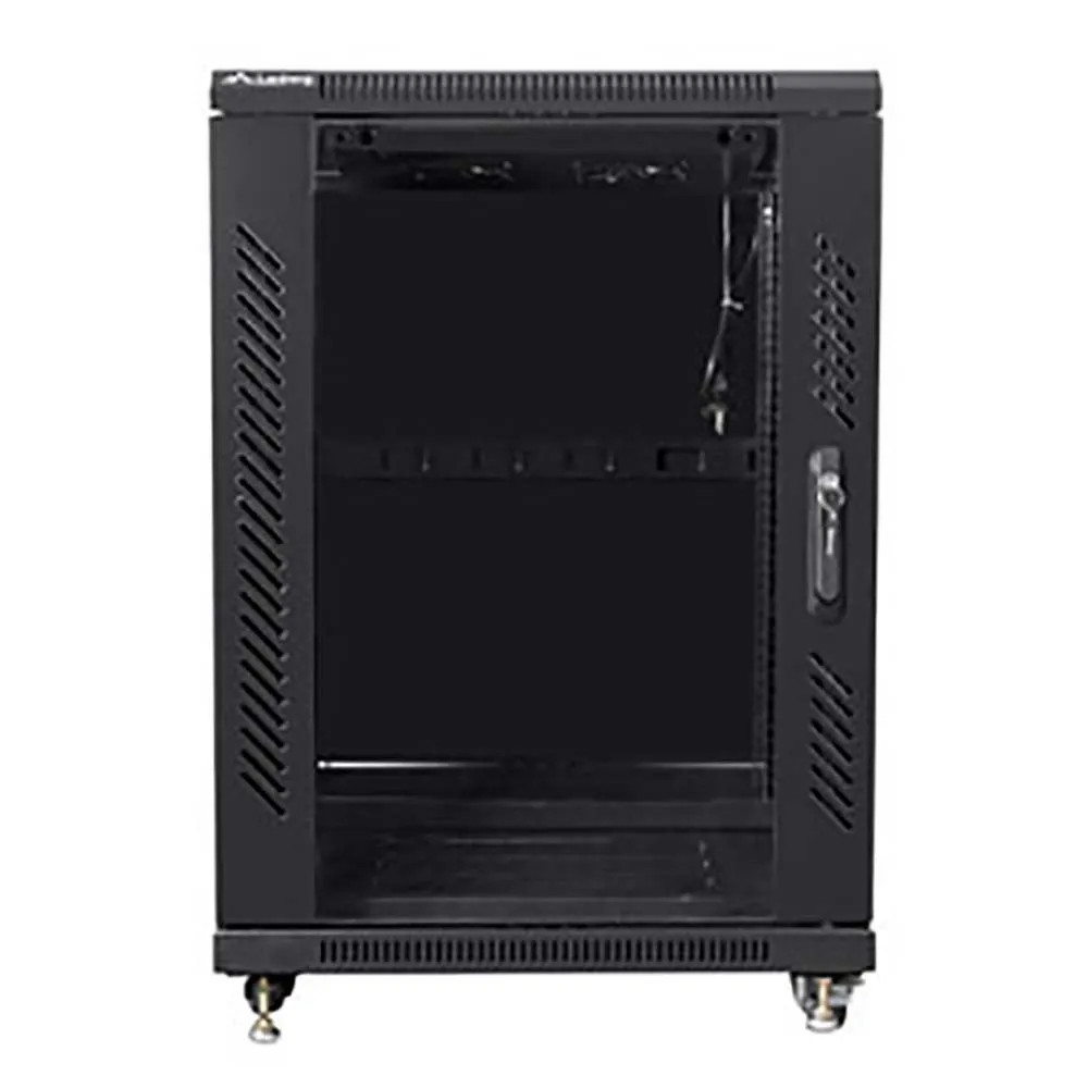 LANBERG FF01-6615-12B Lanberg rack cabinet 19 15U/ 600x600mm black (glass door) (FF01-6615-12B) thumbnail