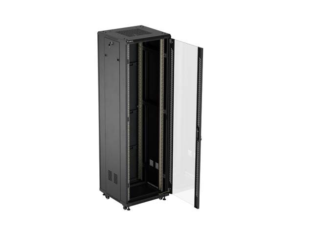LANBERG FF01-6642-12B Lanberg free-standing rack 19 demounted flat pack 42U/600x600mm black (FF01-6642-12B) thumbnail