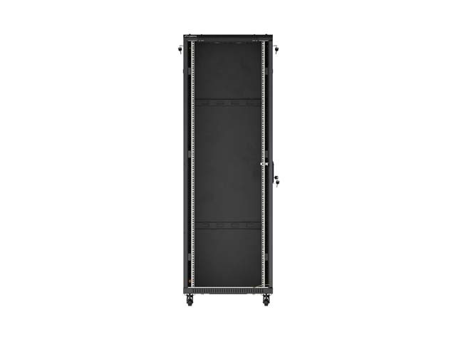 LANBERG free standing rack 19inch cabinet 37U 600x800 glass door LCD flat pack black (FF01-6837-12BL) thumbnail