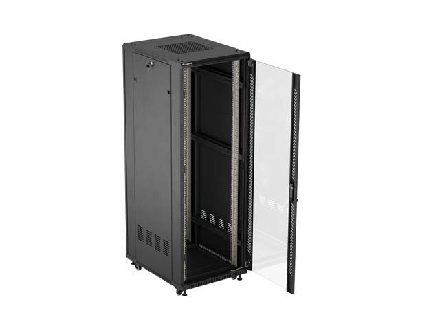 Lanberg 19 37U 600x800 rack cabinet FF01-6837-23B (FF01-6837-23BL) thumbnail