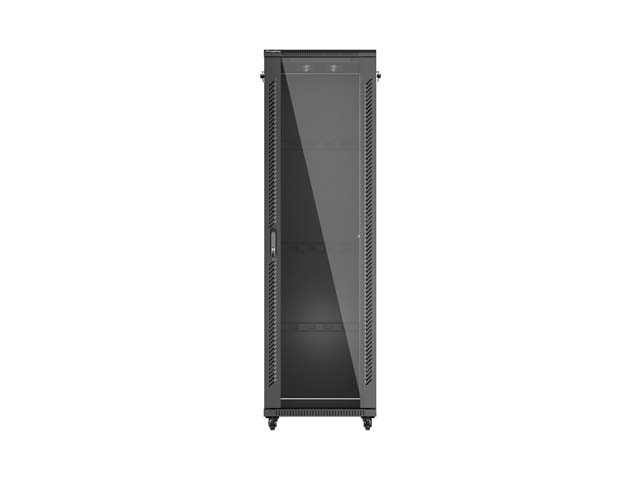 LANBERG 19 42U 600x800 freist. LCD perfor. Tür (FlatPack)sw (Speditionsversand) (FF01-6842-23BL) thumbnail