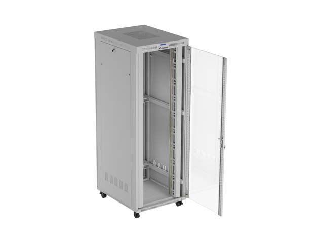 LANBERG 19 47U 800x1000 freist. LCD Glastür (FlatPack) gr (Speditionsversand) (FF01-8047-12SL) thumbnail