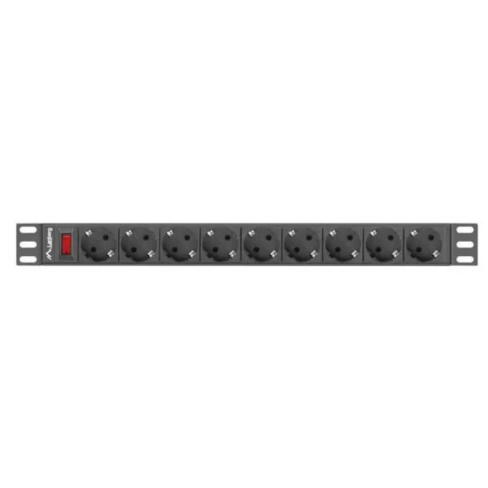 Lanberg PDU-09F-0300-BK - strømstødsbe (PDU-09F-0300-BK) thumbnail