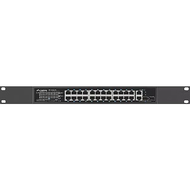 LANBERG Switch 24-Port 100MB PoE+/2x Combo Rack 19 250W (RSFE-24P-2C-250) thumbnail