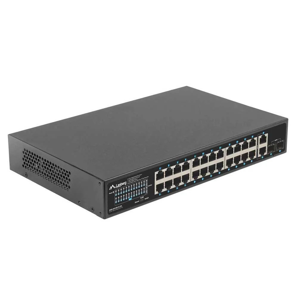 Lanberg RSGE-24P-2GE-2S-250 Netzwerk-Switch Unmanaged (RSGE-24P-2GE-2S-250) (RSGE-24P-2GE-2S-250) thumbnail
