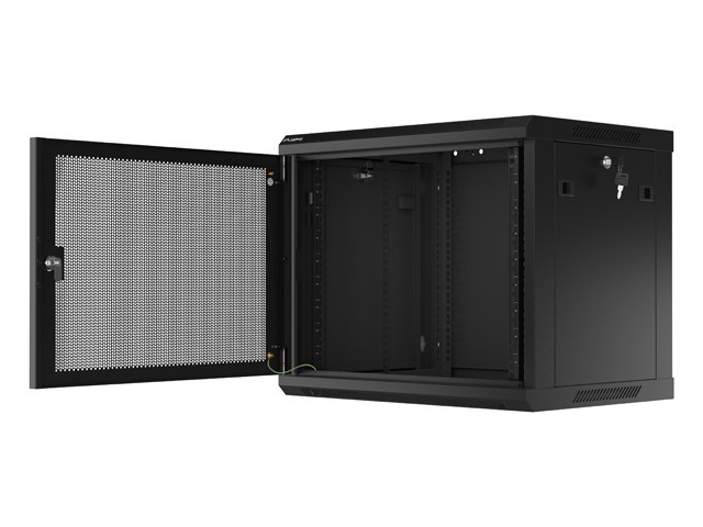 Lanberg 19inch 600X450 RACK BUILT-IN CABINET BLACK PERFORATED - Rack (WF01-6409-23B) thumbnail