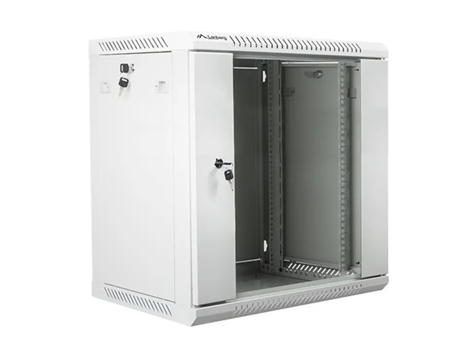 Lanberg Nástìnný rack 19'' 12U 600X450mm ?edý flat pack (WF01-6412-10S) thumbnail