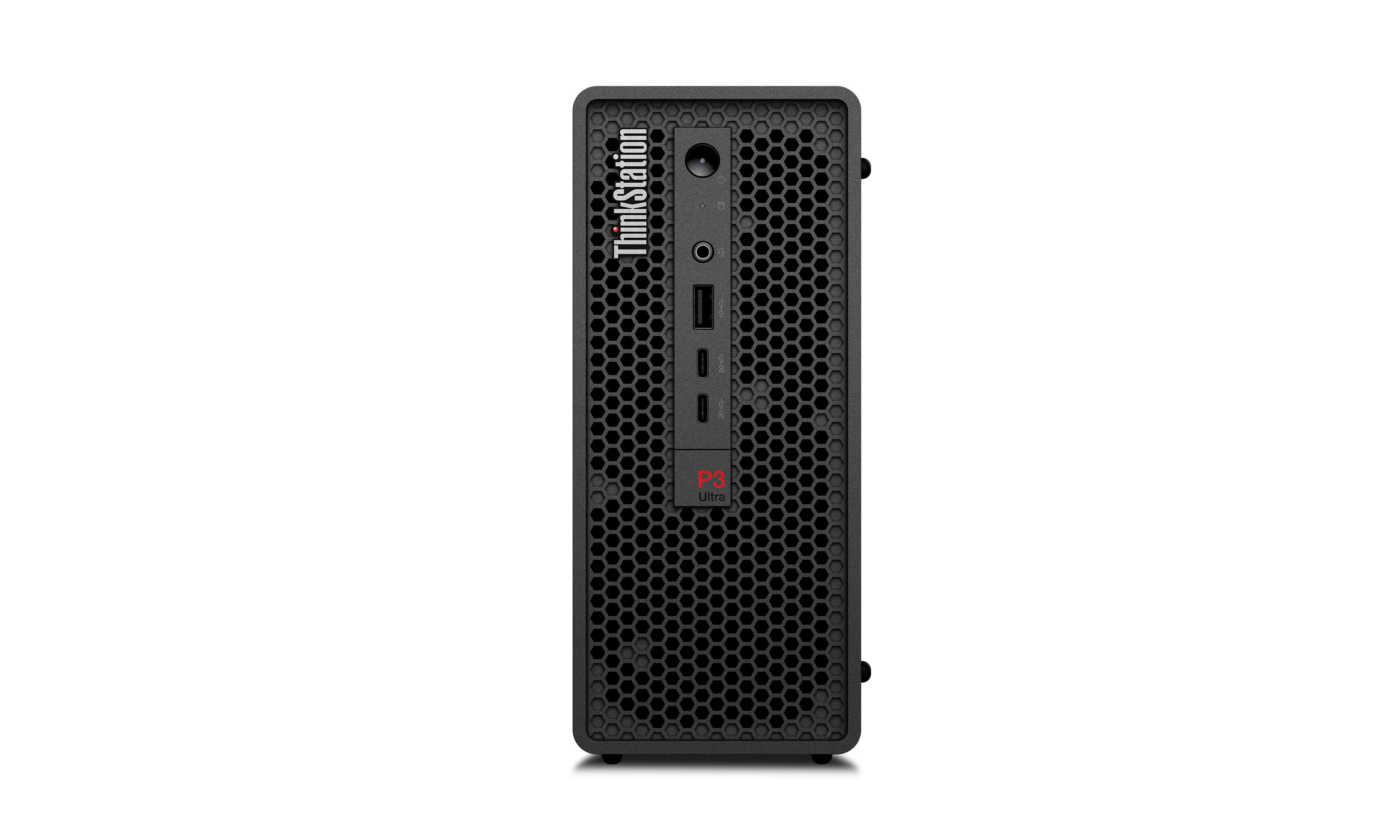 Lenovo ThinkStation P3 Ultra SFF Gen 2 Intel Core Ultra 9 285K 64 GB DDR5-SDRAM 1 TB SSD Windows 11 Pro Workstation Zwart (30J50075GE) thumbnail