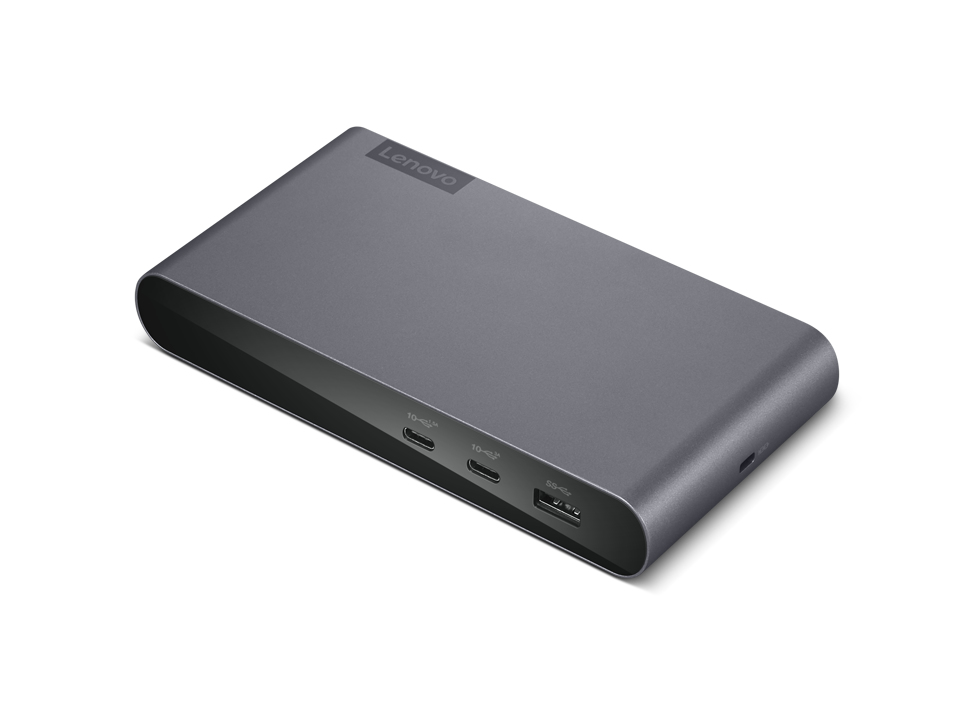 Lenovo USB-C Universal Business Dock Bedraad 2 x USB 3.2 Gen 2 (3.1 Gen 2) Type-C Grijs (40B30090IT) thumbnail