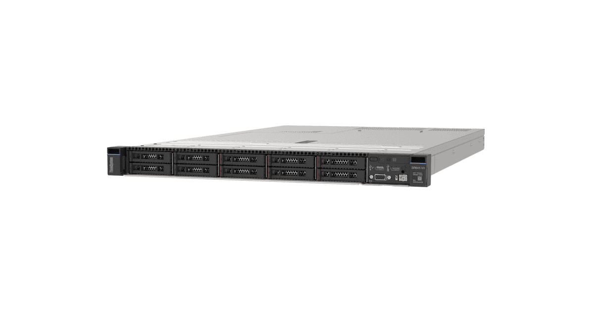 LENOVO ThinkSystem SR645 V3 - AMD EPIC 9115, 32GB RAM, 2x 750W PSU (7D9C1000EA) thumbnail