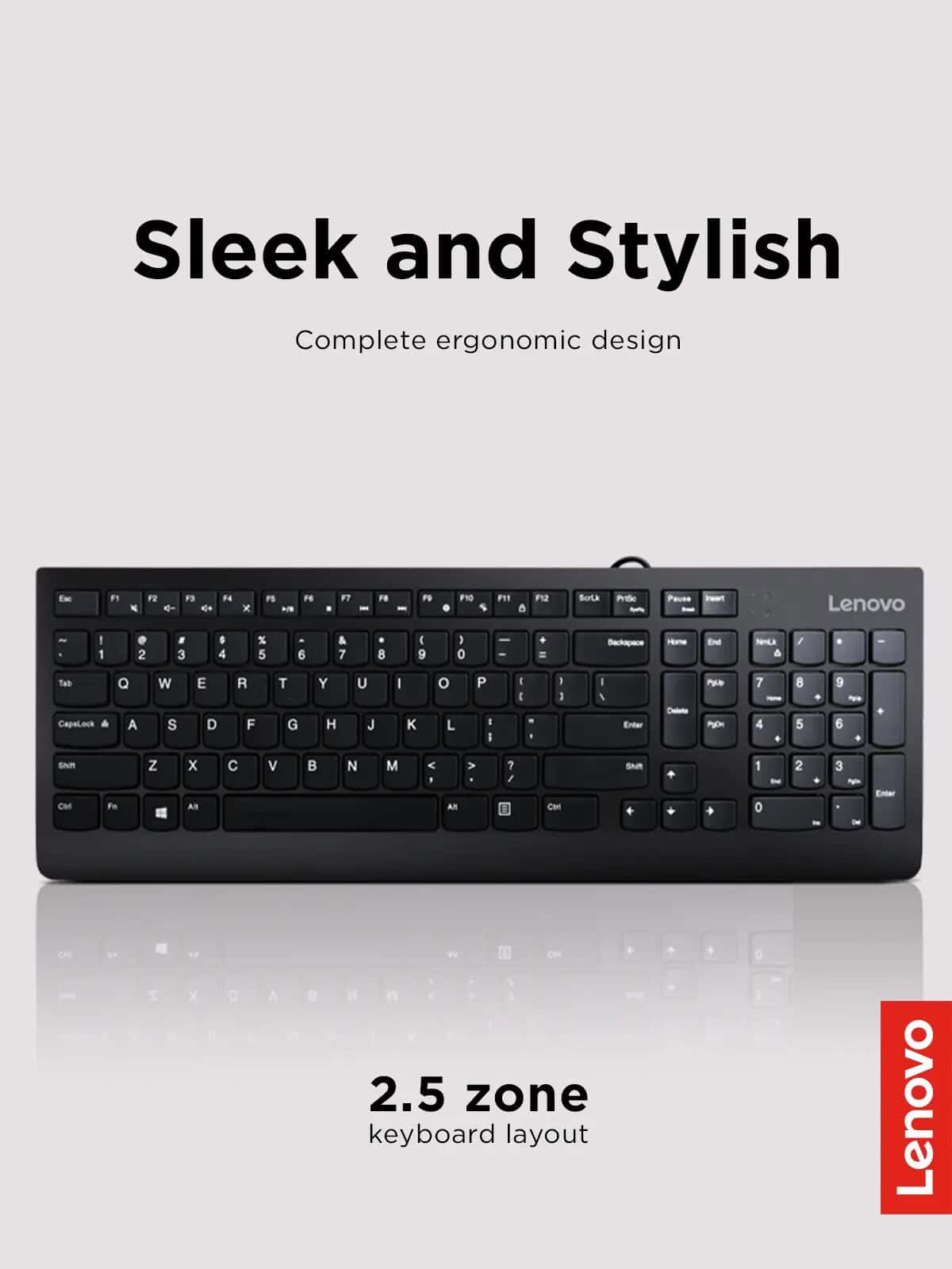 Lenovo Accessories 300 USB Keyboard - (GX30M39655) thumbnail