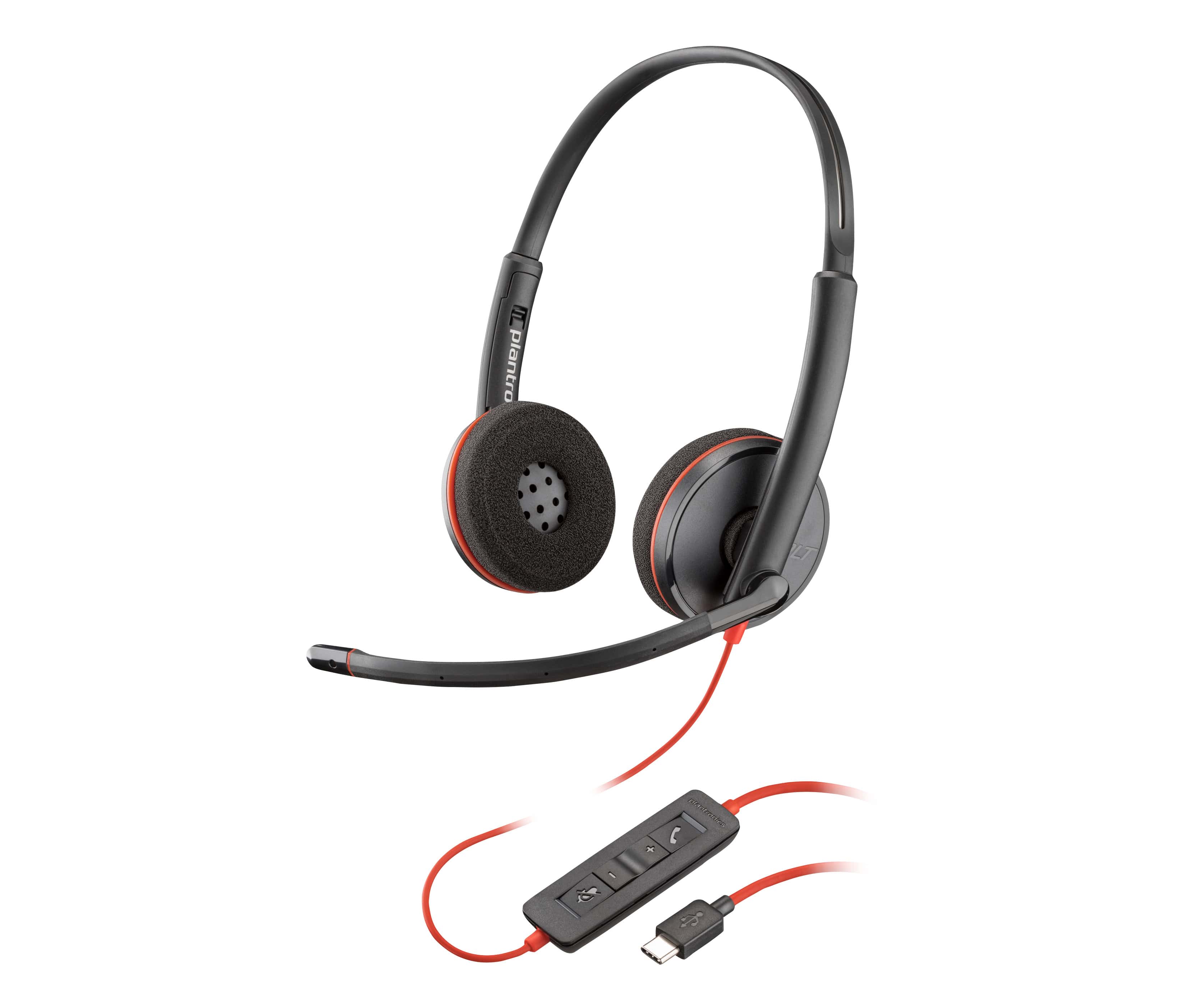 HP Poly Poly Blackwire C3220 Stereo USB-C Headset + draagetui (80S07AA) thumbnail
