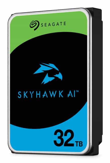 Seagate SkyHawk AI interne harde schijf 32 TB 512 MB 3.5" SATA III (ST32000VE000) thumbnail