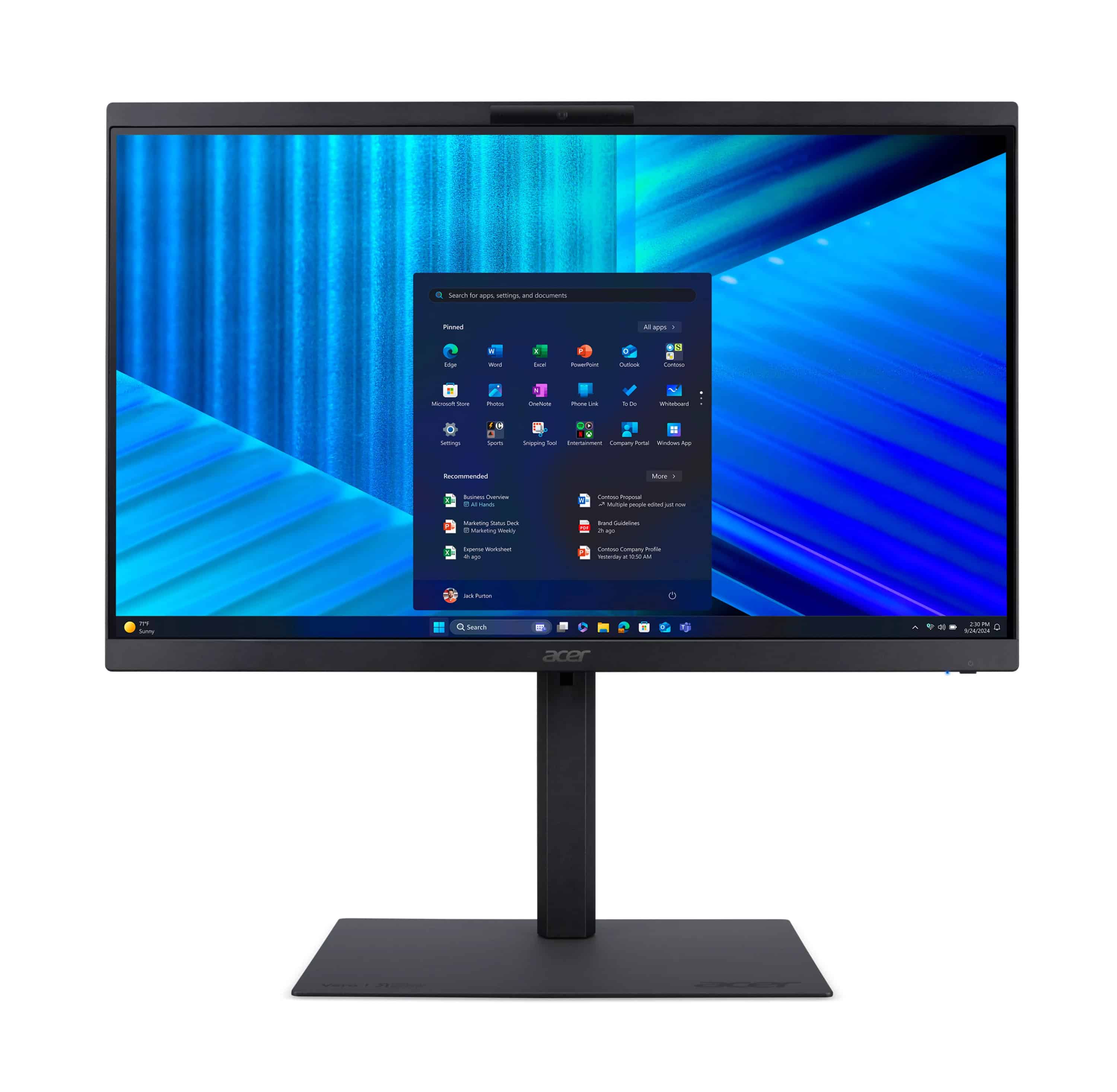 Acer Aspire Veriton Vero VVZ4734GT Alles-in-één computer (DQ.R4BEH.001) thumbnail