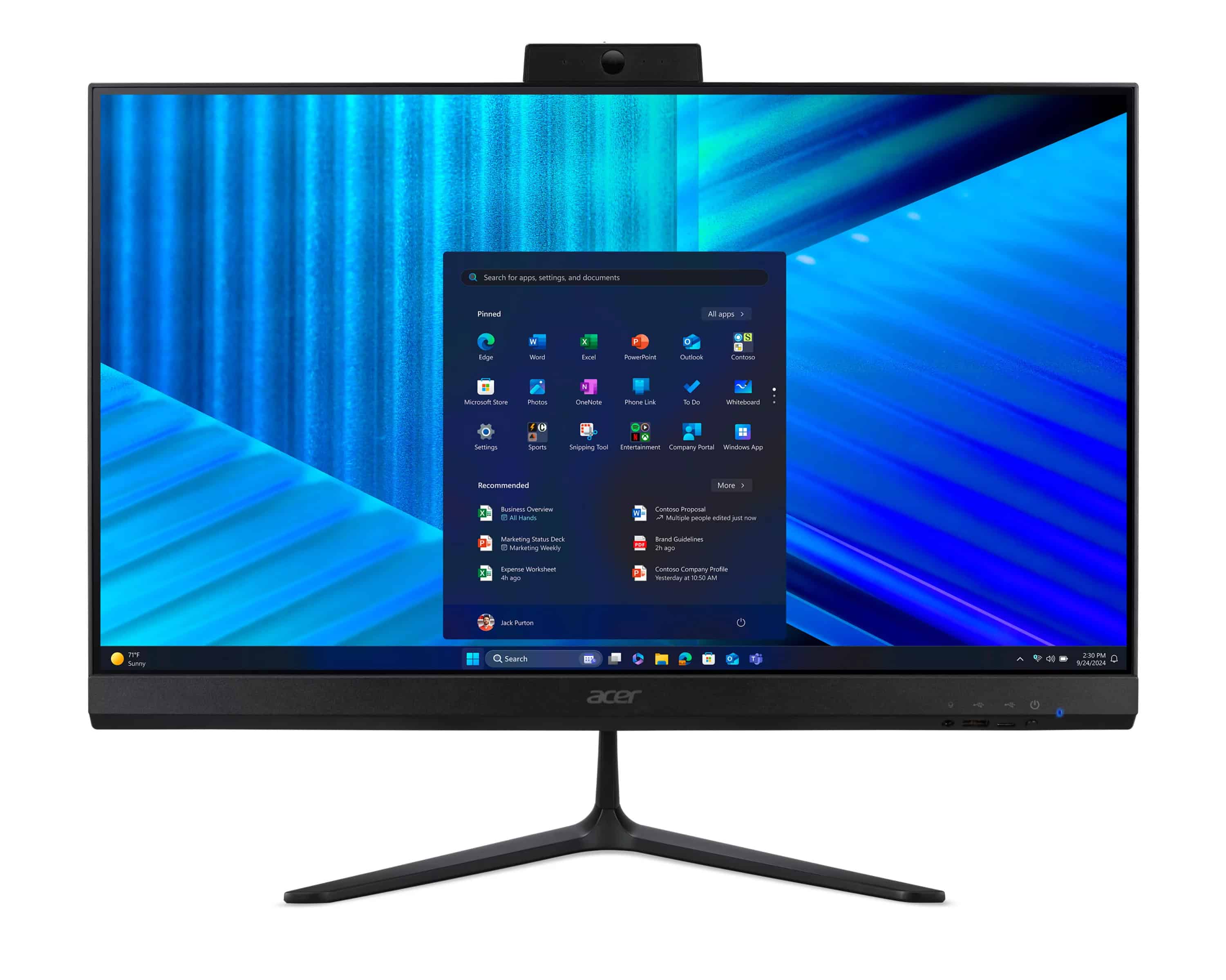 Acer Veriton Aspire VZ2515G Alles-in-één computer (DQ.R84EH.001) thumbnail