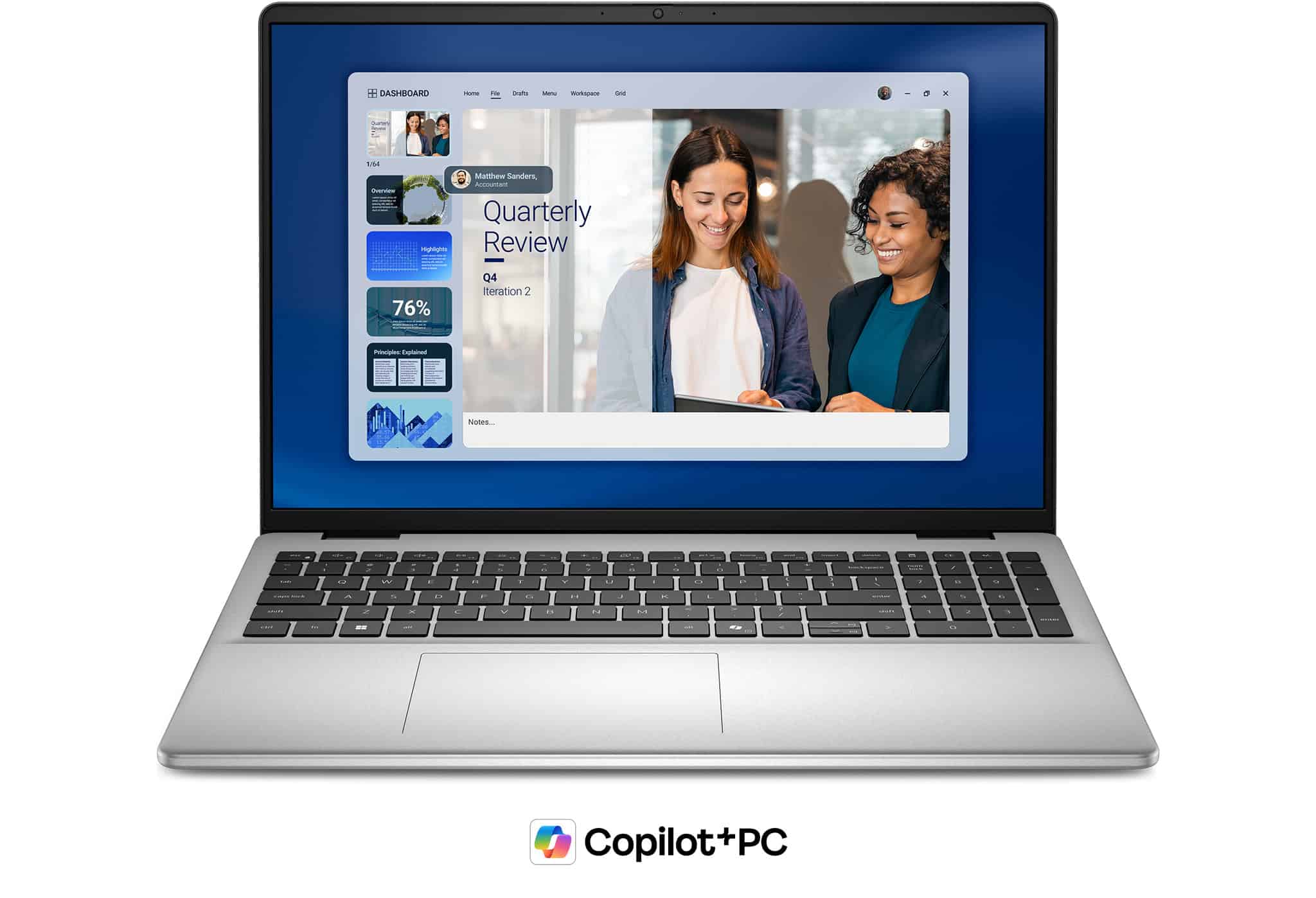 Dell Pro 14 Plus (PB14250) XCTO Base / Intel(R) Core(TM) Ultra 7 255U(12 TOPS NPU - 12 cores - up to 5.2 GHz) / Windows 11 Pro (3400018955663.1-1) thumbnail