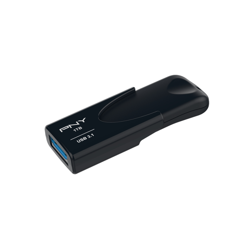 PNY Attaché 4 USB flash drive 1000 GB USB Type-A 3.2 Gen 1 (3.1 Gen 1) Zwart (FD1TBATT431KK-EF) thumbnail