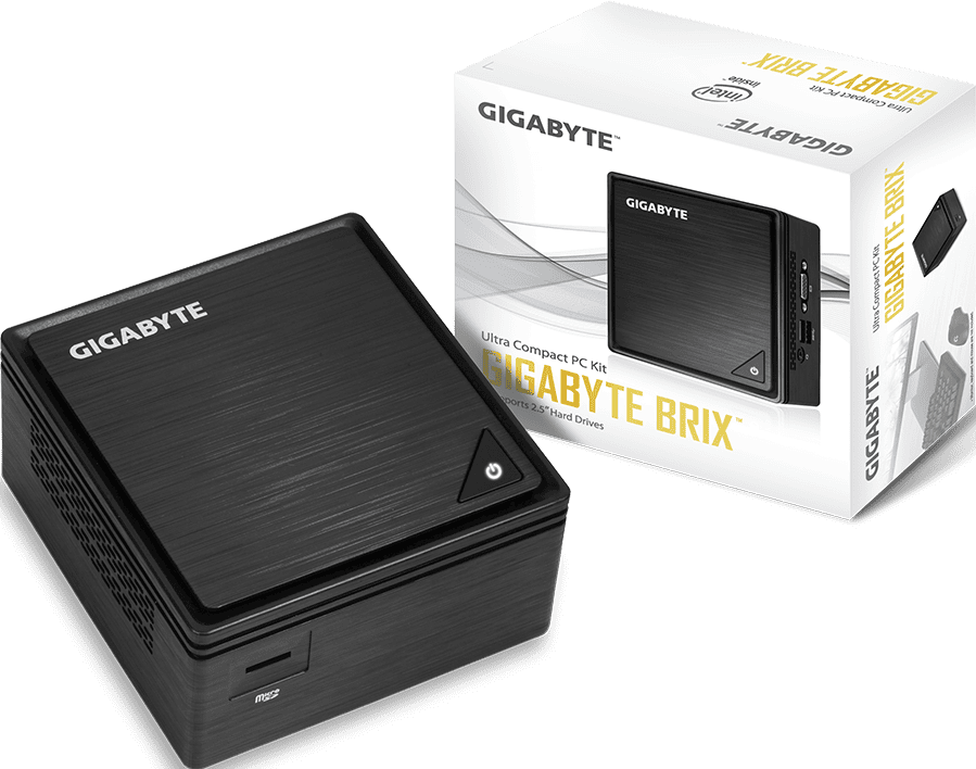 Gigabyte Brix Barebone GB-BPCE-3455 - Intel Celeron J3455 4x 1,50GHz - DDR3 SO-DIMM (GB-BPCE-3455) thumbnail