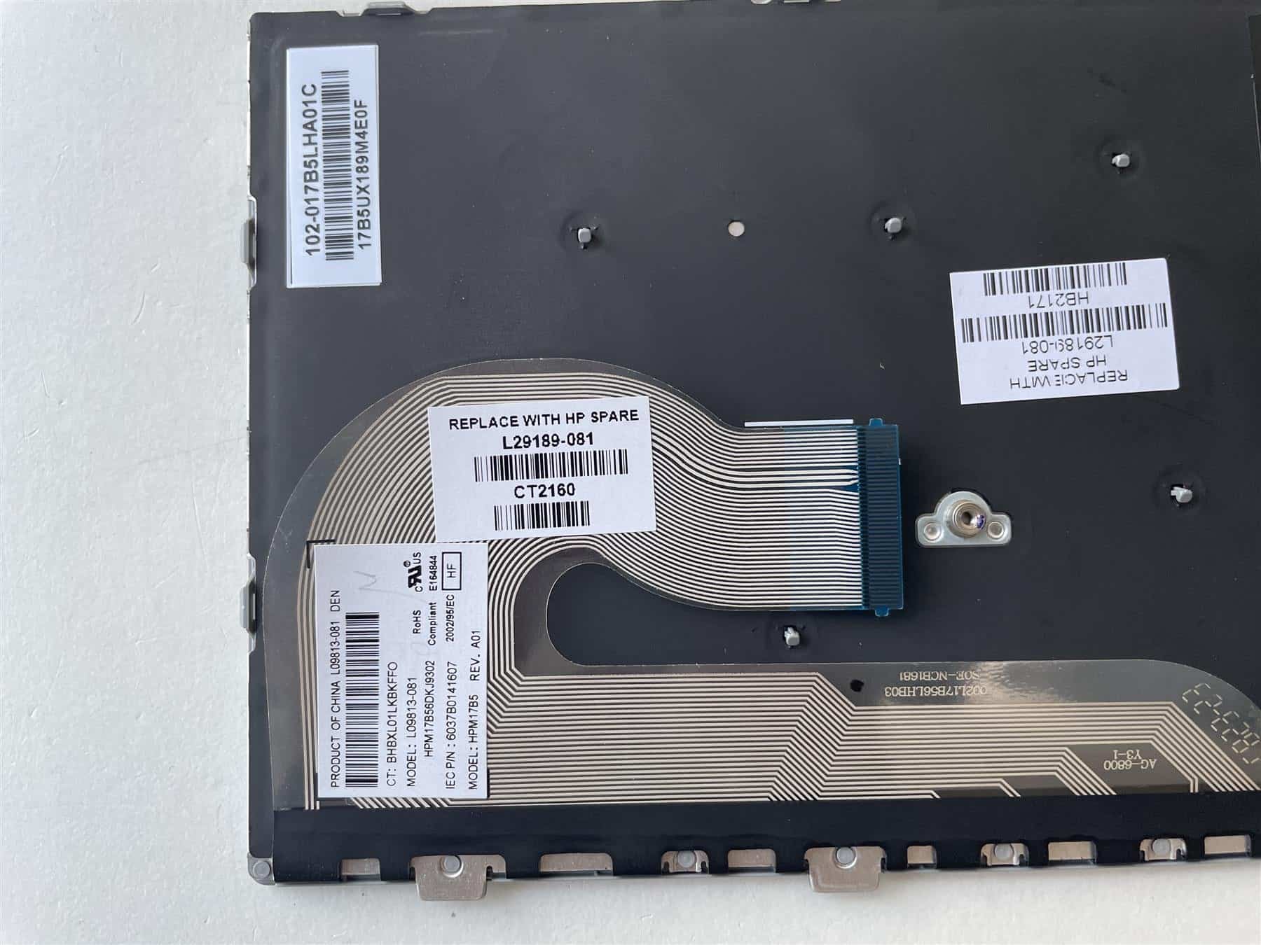 HPI SPS-KYBD BL SR PVCY DEN (L29189-081) thumbnail