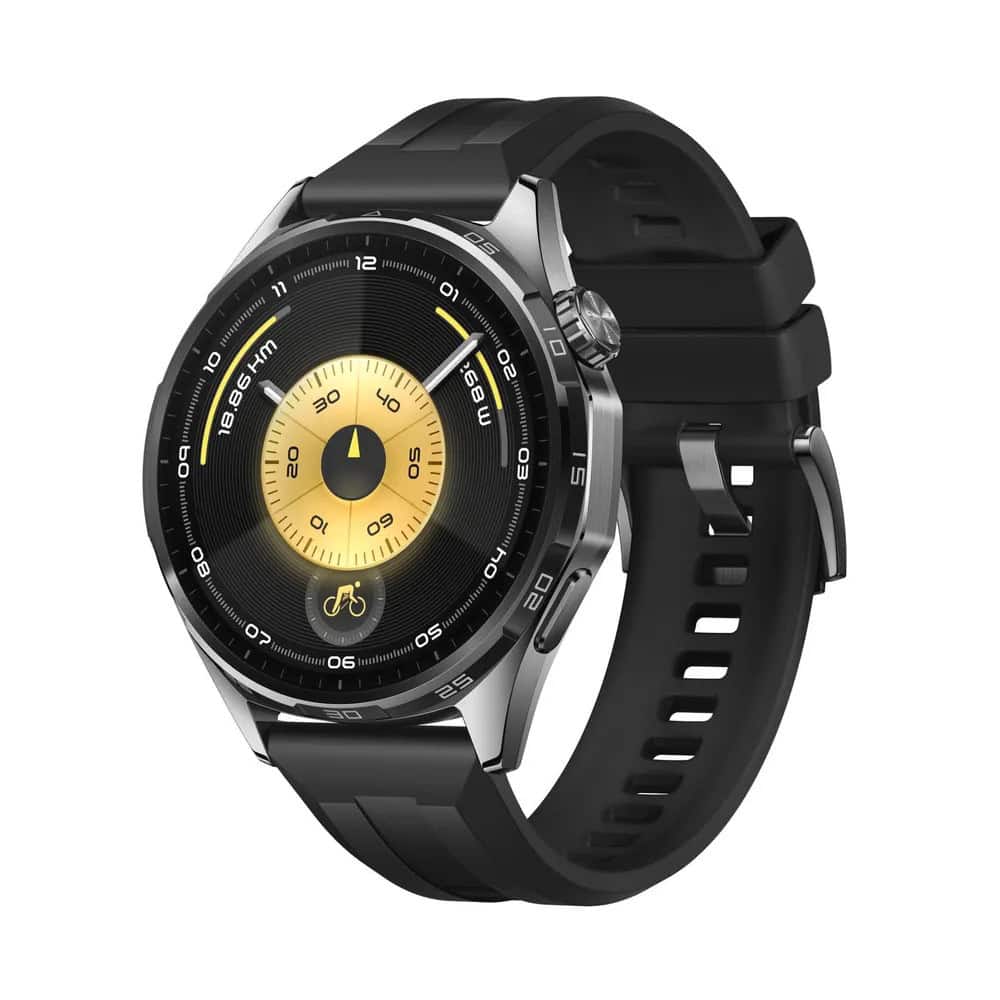 Huawei WATCH GT6 46mm (Atum-B19F),Black Fluoroelastomer Strap (40-61-7593) thumbnail