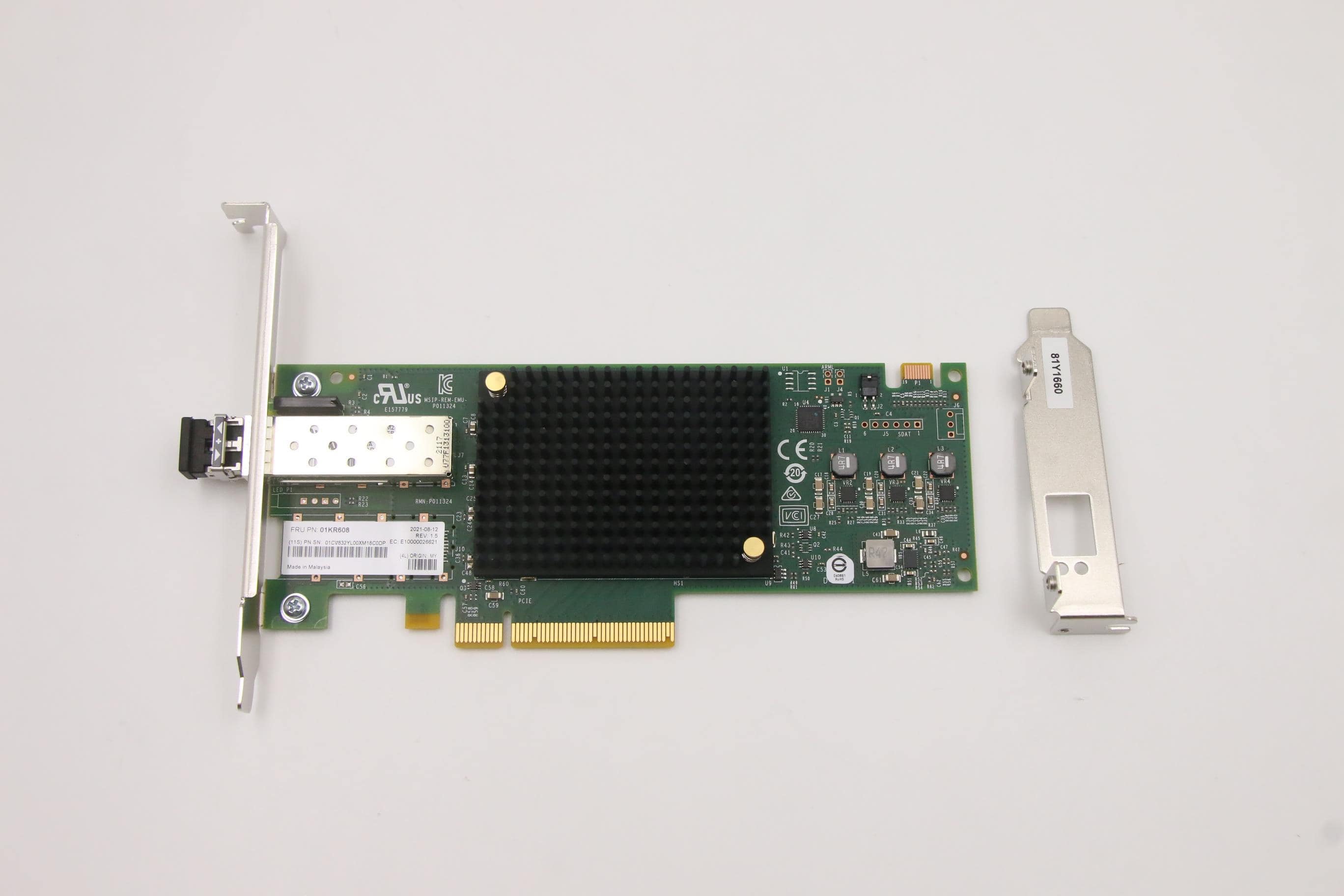 Lenovo Emulex 16Gb Gen6 FC Single-port HBA (1xSFP) (01KR608) thumbnail