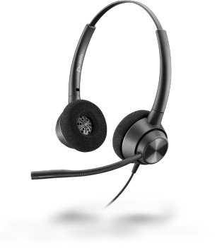 POLY EncorePro 320 Headset Bedraad Hoofdband Kantoor/callcenter Zwart (214573-01) thumbnail