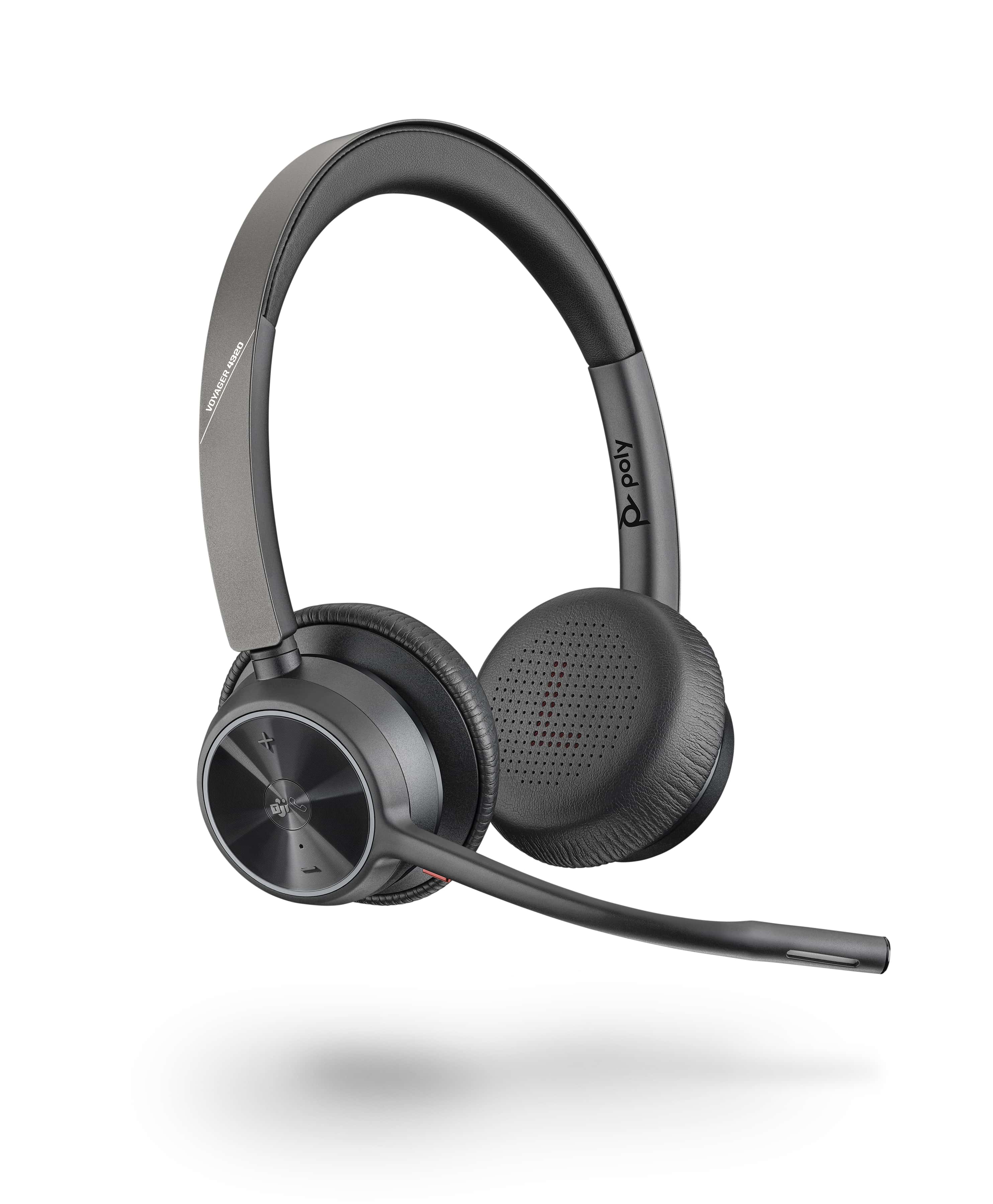 POLY Voyager 4320 UC Headset Draadloos Hoofdband Kantoor/callcenter USB Type-A Bluetooth Zwart (218475-02) thumbnail