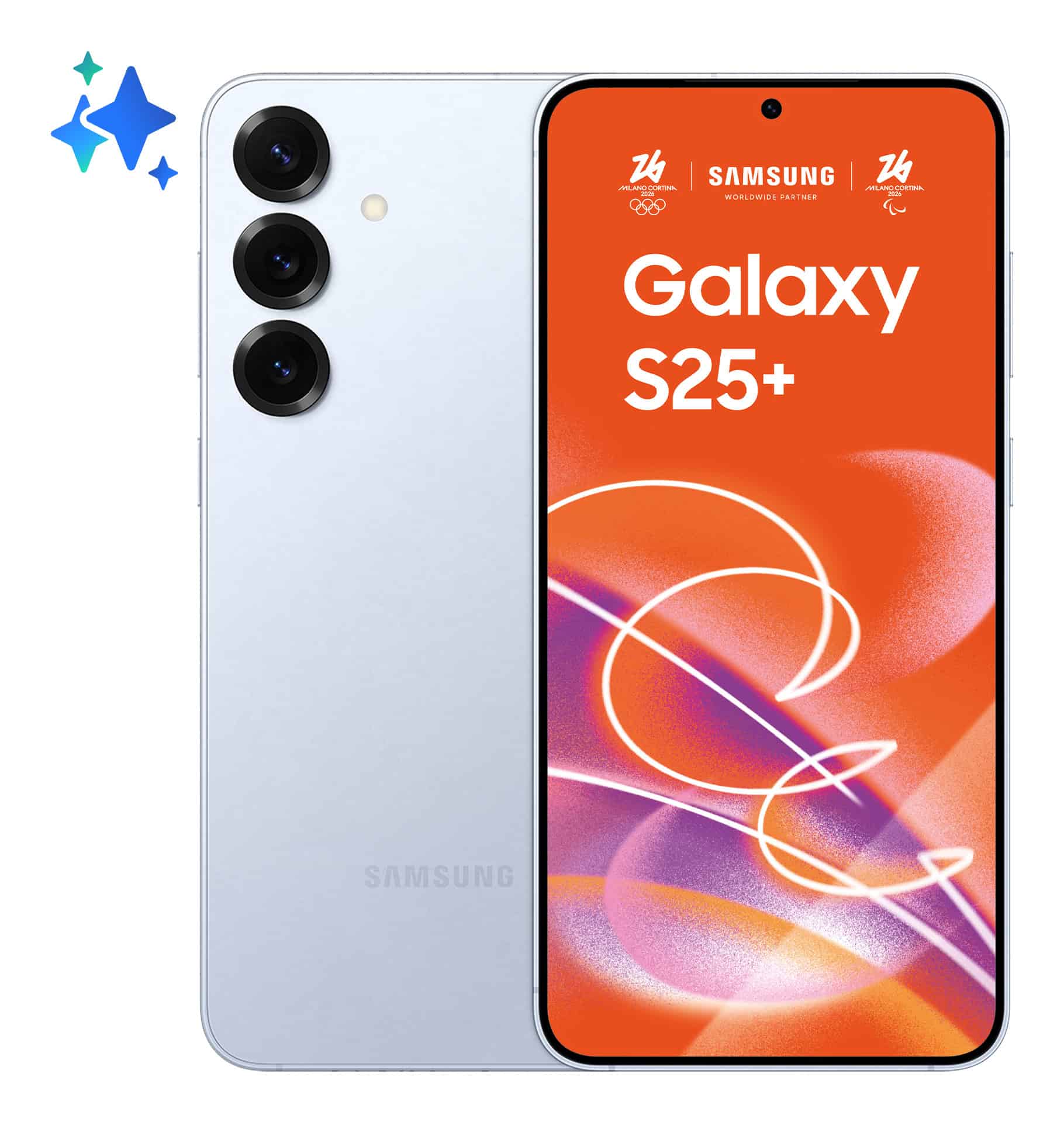 Samsung Galaxy S25+ 17 cm (6.7") Dual SIM Android 15 5G USB Type-C 12 GB 256 GB 4900 mAh Blauw (SM-S936BLBDEUE) thumbnail