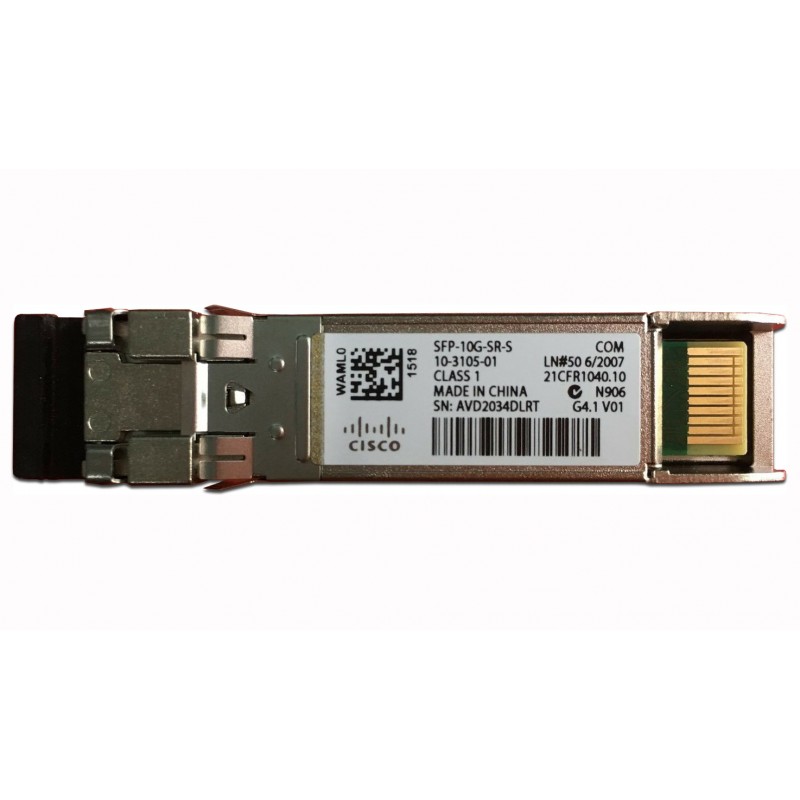 Cisco 10GBASE-SR SFP Module (SFP-10G-SR-S-RF) thumbnail