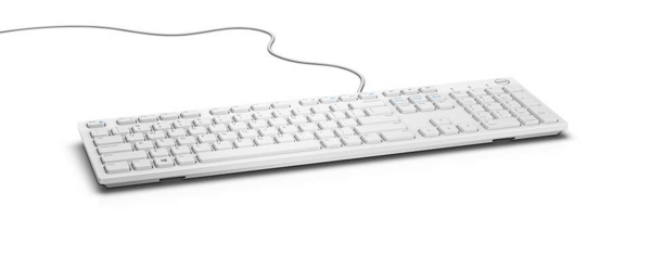 DELL bekabeld toetsenbord - KB216 - Verenigd Koninkrijk (QWERTY) - wit (KB216-WH-UK) thumbnail