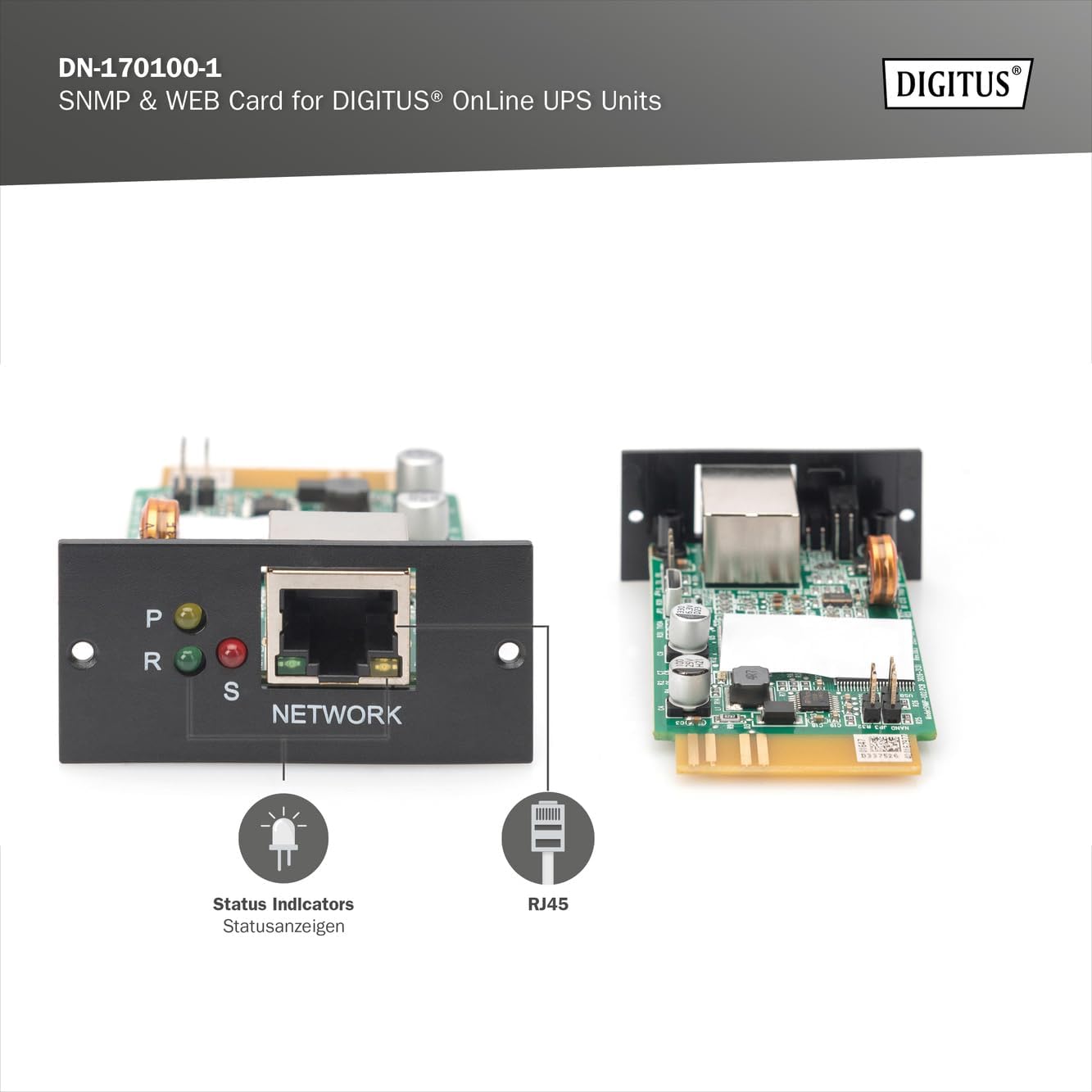 Digitus Environmental Monitoring Module (for DN-DP... / DN-IP... / DN-NP2... and DN-S-TH) (DN-S-BOX) thumbnail