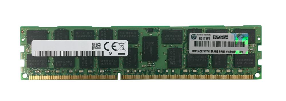 HP 16GB, PC3-12800R-11, dual-rank (684031-001B-RFB) thumbnail