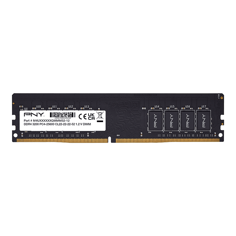 PNY Speichermodul PNY Performance 32 GB (1x 32GB) DDR4 3200 Mhz CL22 (MD32GSD43200-SI) Bulk (MD32GSD43200-SI) (MD32GSD43200-SI) thumbnail