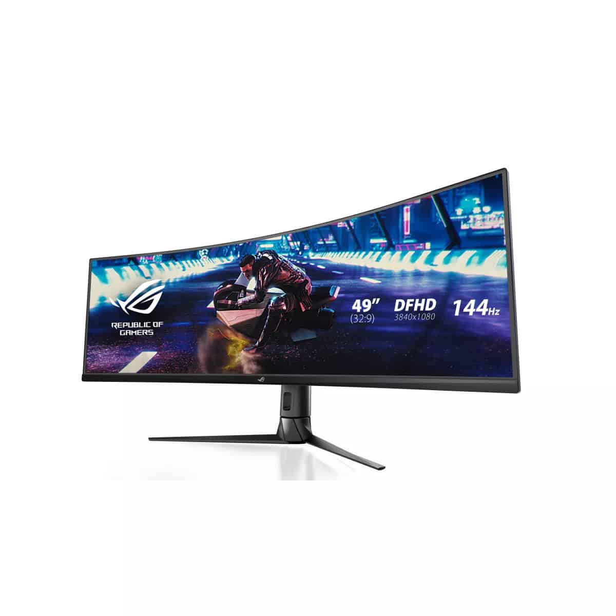 ASUS ROG Strix XG49VQ Gaming Monitor - Curved, 144 Hz - PROMO (90LM04H0-B01170 - PROMO) thumbnail