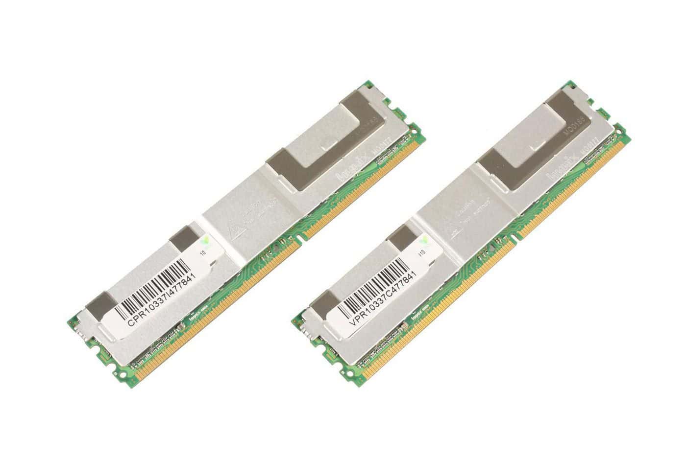 CoreParts - DDR2 - Kit - 8 GB: 2 x 4 GB - FB-DIMM 240-pin - 667 MHz / PC2-5300 - Voll gepuffert - ECC (MMH9694/8GB) thumbnail