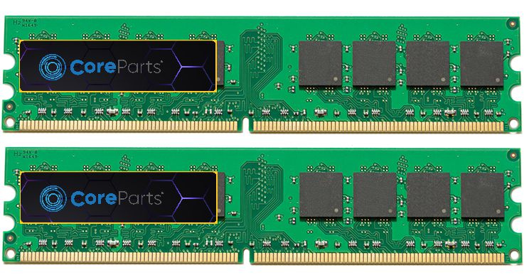 CoreParts MMI0345/8GB geheugenmodule 2 x 4 GB DDR2 ECC (MMI0345/8GB) thumbnail