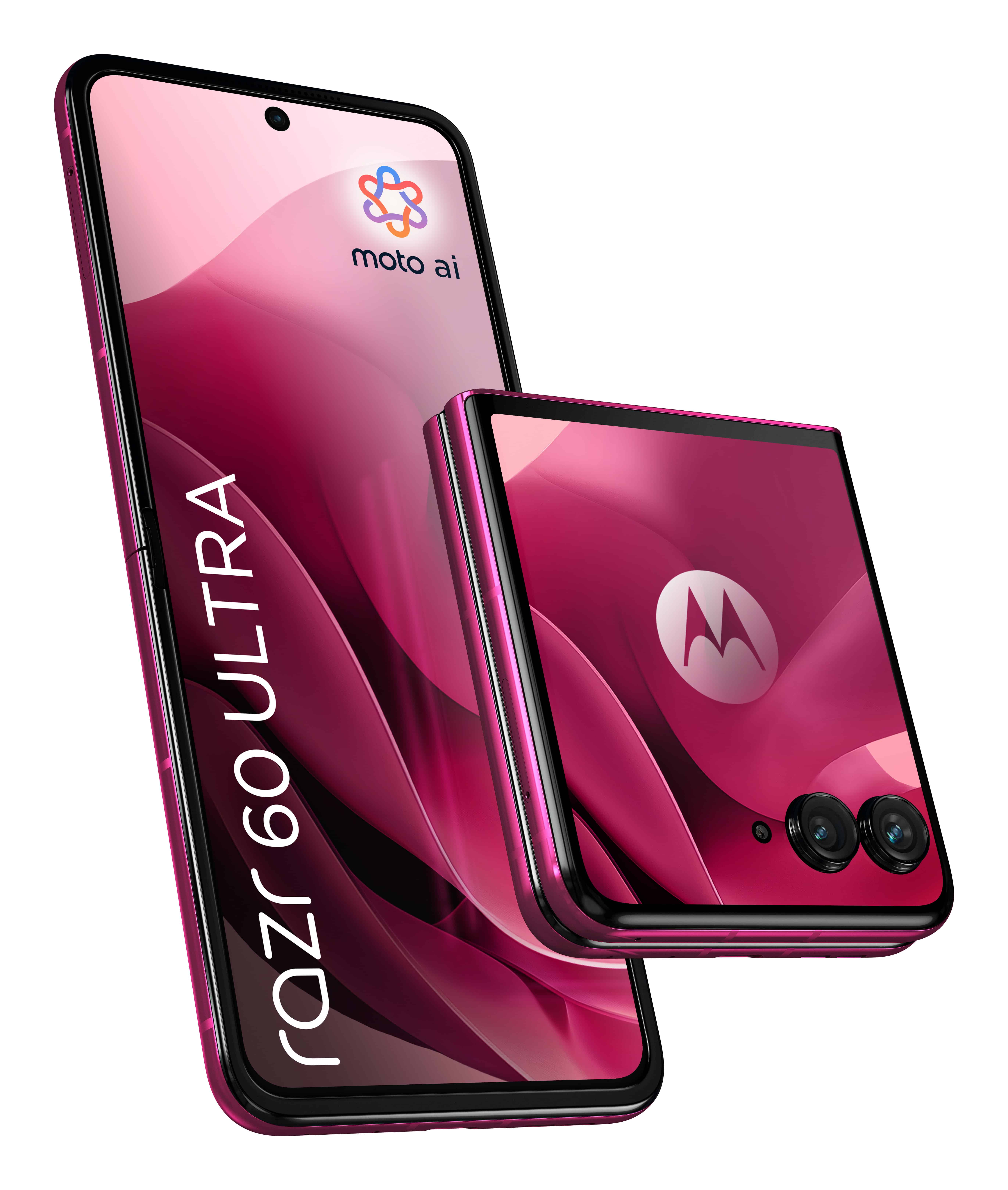 Motorola razr 60 ultra 17,7 cm (6.96") Dual SIM Android 15 5G USB Type-C 16 GB 512 GB 4700 mAh Roze (PB8R0060SE) thumbnail