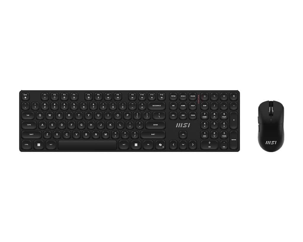 MSI FORGE K210 WIRELESS COMBO toetsenbord Inclusief muis Thuis/Werk USB Zwart (S11-43DE212-Y92) thumbnail