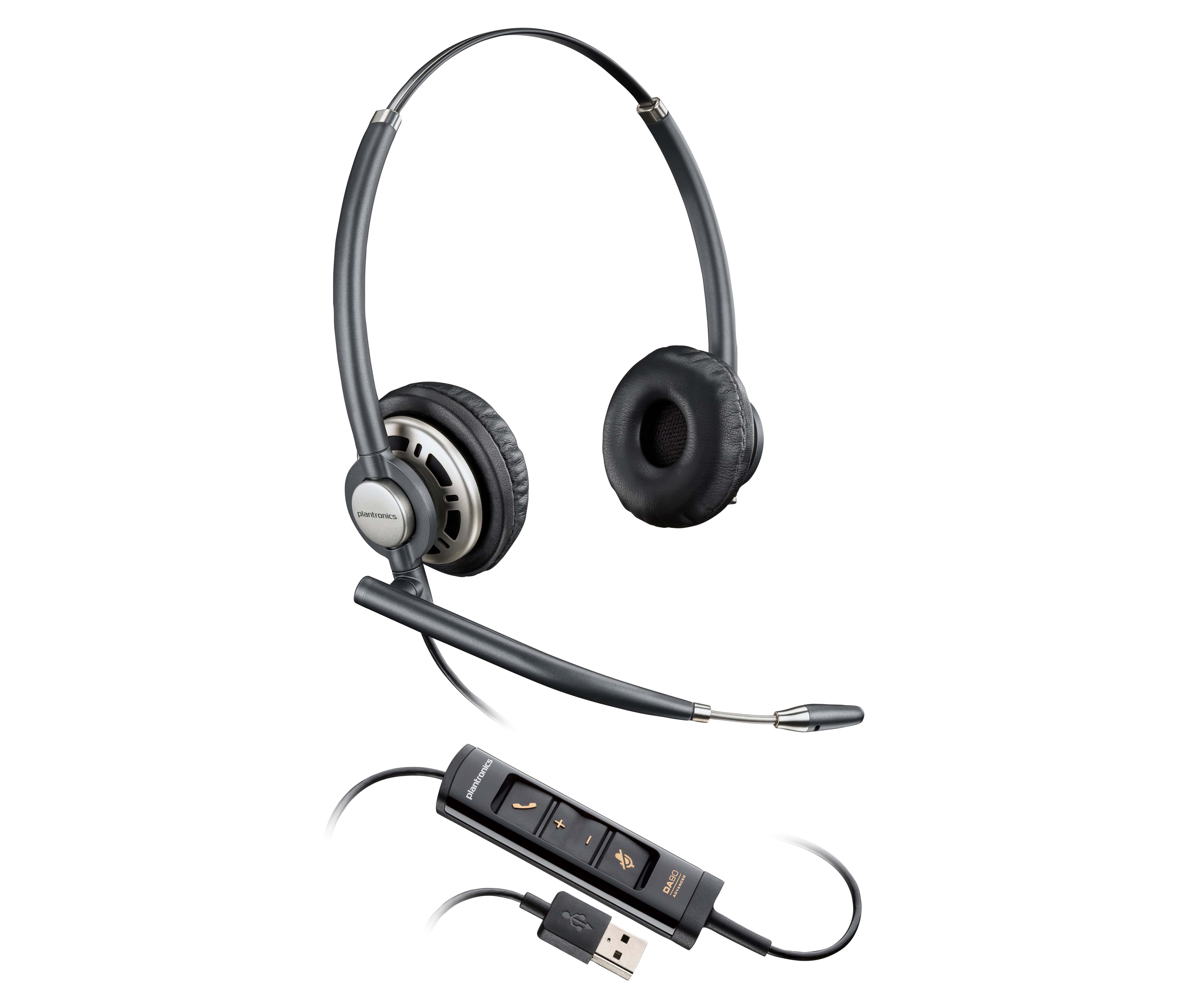 HP Poly EncorePro 725 USB-A Stereo Headset TAA (783M6AA) thumbnail