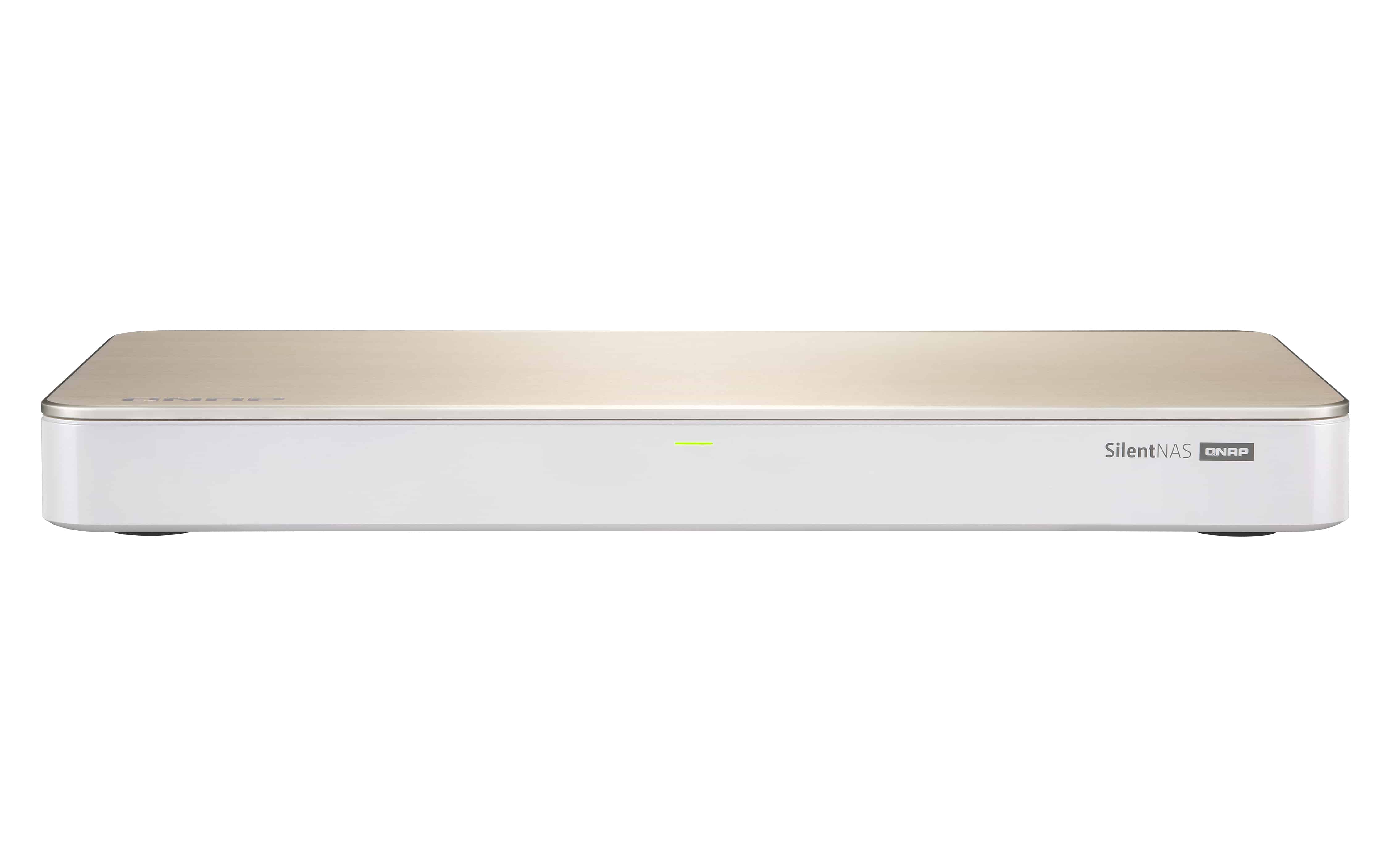 QNAP HS-453DX NAS Tower Ethernet LAN Goud, Wit J4105 (HS-453DX-8G) thumbnail