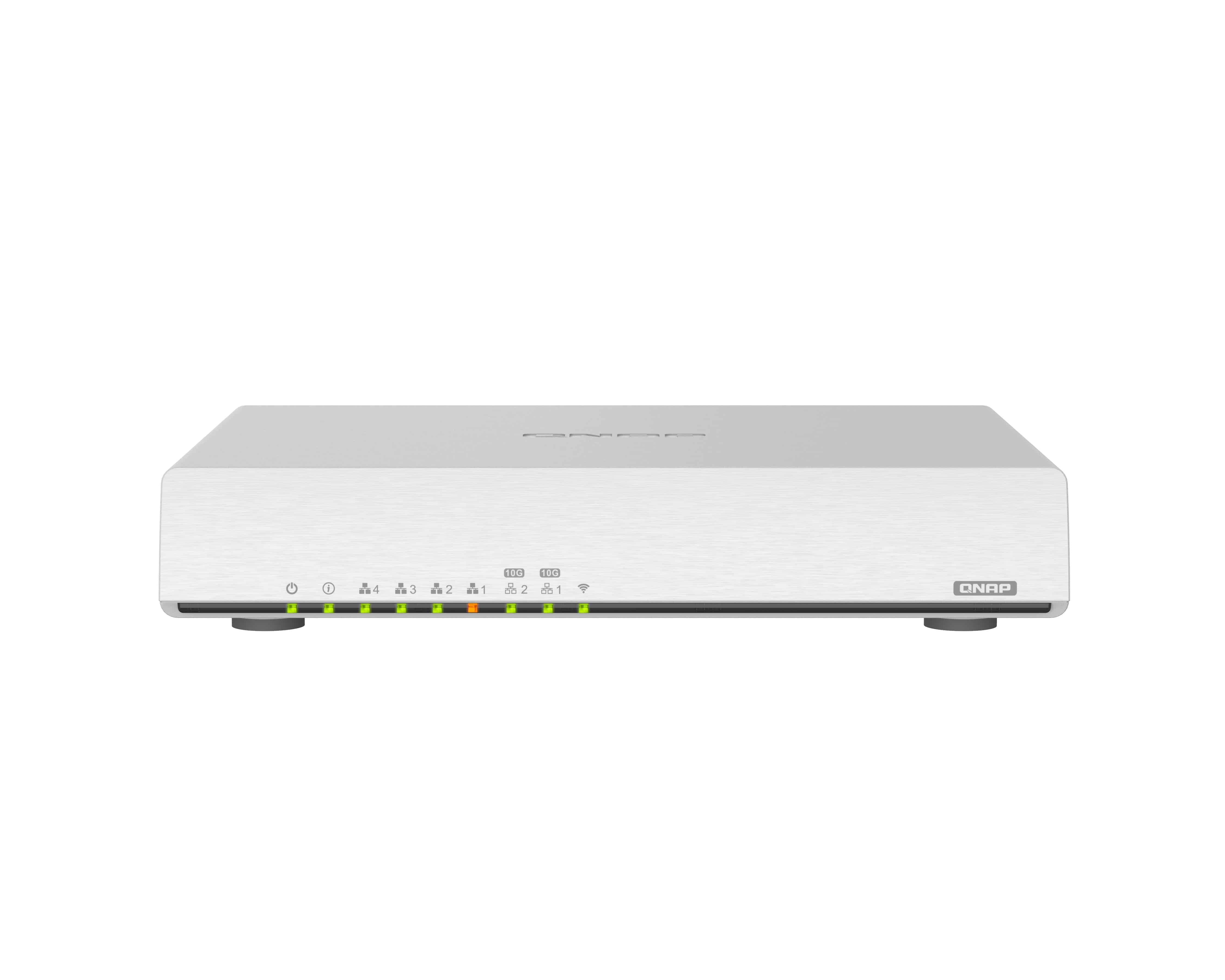 QNAP QHora-301W draadloze router 10 Gigabit Ethernet Dual-band (2.4 GHz / 5 GHz) Wit (QHORA-301W) thumbnail
