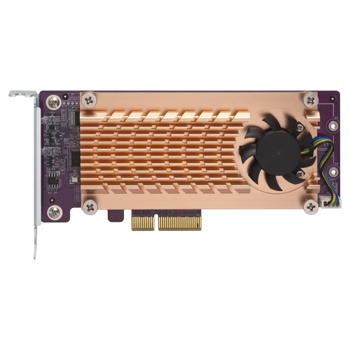 QNAP QM2-2S-220A interfacekaart/-adapter Intern M.2 (QM2-2S-220A) thumbnail