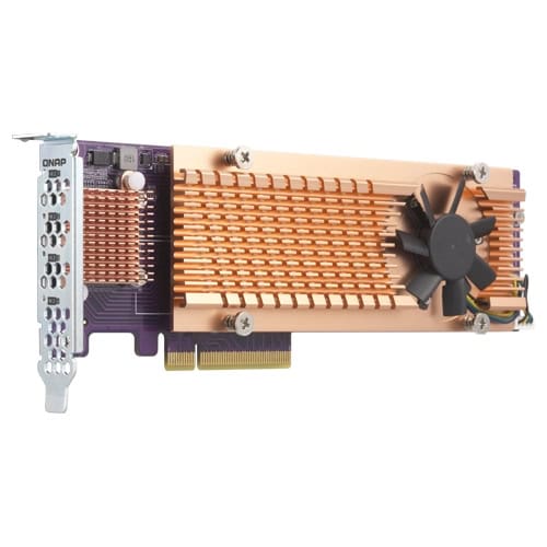 QNAP QM2-4P-384 interfacekaart/-adapter Intern PCIe (QM2-4P-384) thumbnail
