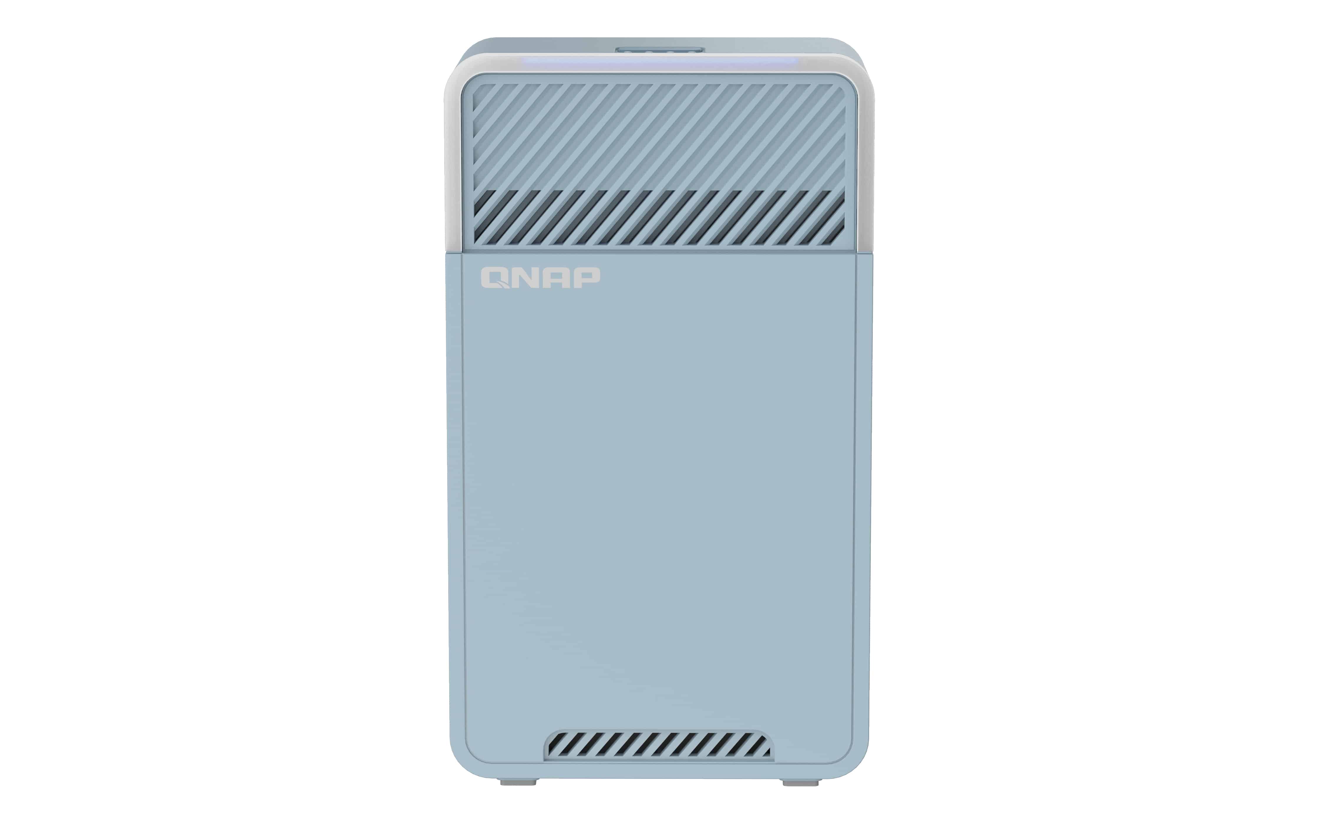 QNAP QMiro-201W draadloze router Gigabit Ethernet Dual-band (2.4 GHz / 5 GHz) Blauw (QMIRO-201W) thumbnail