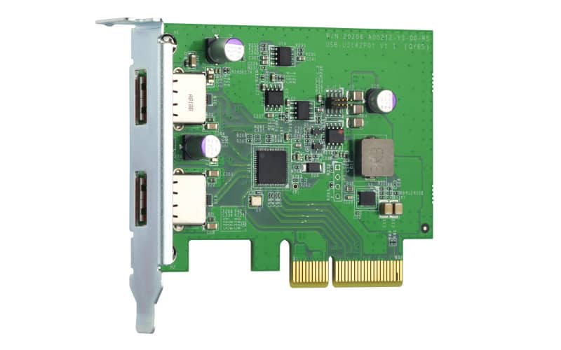 QNAP QXP-10G2U3A interfacekaart/-adapter Intern USB 3.2 Gen 2 (3.1 Gen 2) (QXP-10G2U3A) thumbnail