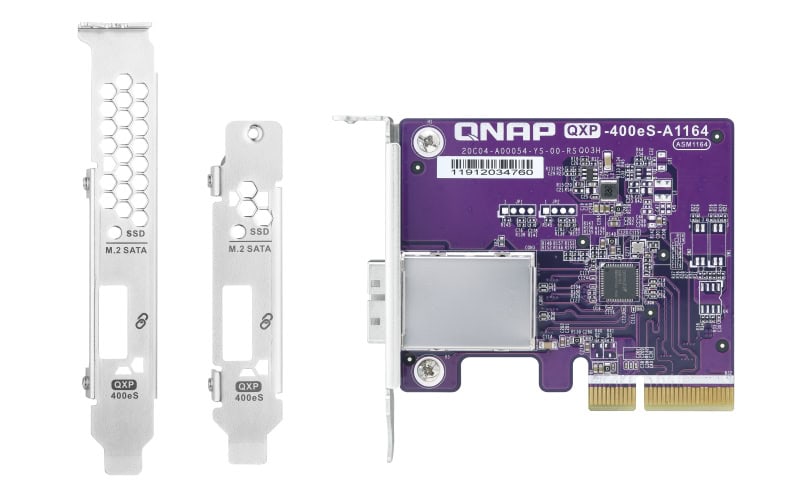 QNAP QXP-400ES-A1164 interfacekaart/-adapter Intern Mini-SAS (QXP-400ES-A1164) thumbnail