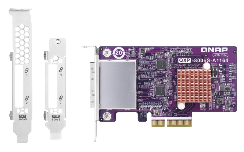 QNAP QXP-800ES-A1164 interfacekaart/-adapter Intern Mini-SAS (QXP-800ES-A1164) thumbnail